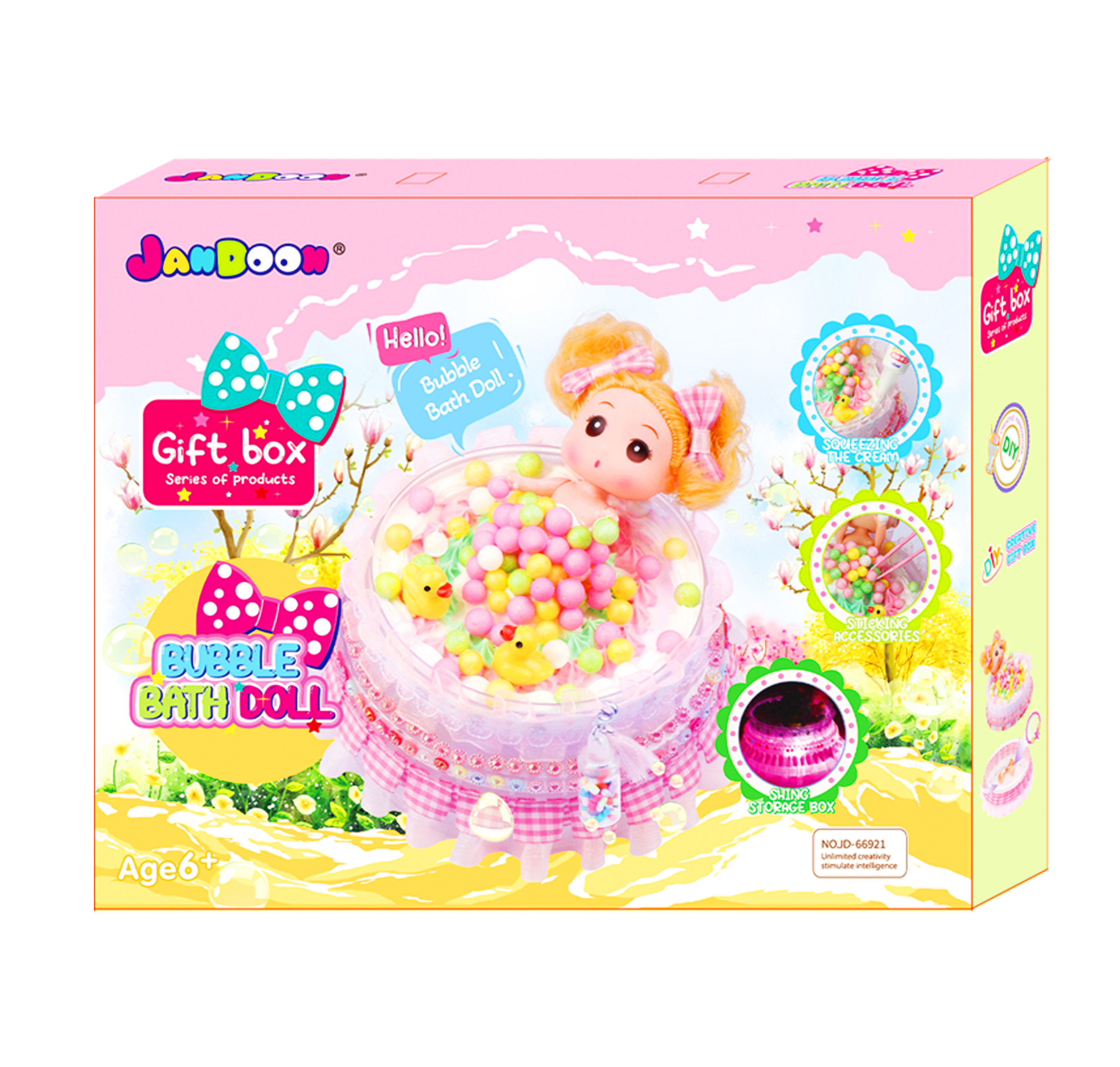 Bubble bath doll